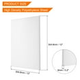 thumbnail image 2 of Uxcell UHMW Sheet Ultra High Molecular Weight Polyethylene Sheet, 1/4" Grosor Hoja de Plástico HDPE Dura para Tablero Marino, 2 of 7