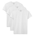 thumbnail image 2 of Fruit Of The Loom Big Men's Short Sleeve White Crew T-Shirts, 2 of 2