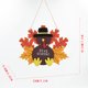 thumbnail image 3 of Adorno de puerta de madera con forma de pavo de Acción de Gracias - Otoño - Adorno de madera para decoración de interiores y exteriores, 3 of 6