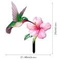 thumbnail image 4 of YAOMOBB Garden Stake Realistic Decorative Sign Eye Catching Yard Art Hummingbird Flower Stake, 4 of 5