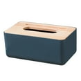 thumbnail image 4 of CATIEBYE 1Pcs Paper Tissues Dispenser Dark Blue Plastic for Home and Office Use, 4 of 8