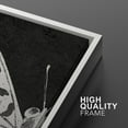 thumbnail image 5 of IDEA4WALL Framed Canvas Print Wall Art Set Black and White Butterfly Prints Nature Modern Art Boho Wall Decor Geometric Minimal Artwork for Living Room, Bedroom, Office -, 5 of 5