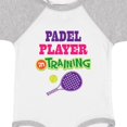 thumbnail image 4 of Inktastic Future Padel Player in Training Girls Baby Bodysuit, 4 of 5