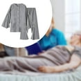 thumbnail image 1 of Ropa de enfermería postrada en cama, ropa de cuidado con cremallera, pantalones de recuperación fáciles de usar para primavera y otoño, pantalón postc M, 1 of 8