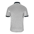 thumbnail image 6 of outfmvch polo shirts for men polka dot polos casual zipper print turn down shirt collar womens tops white, 6 of 6