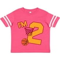 thumbnail image 3 of Inktastic Im Two Second Birthday Basketball Boys or Girls Toddler T-Shirt, 3 of 5