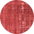 thumbnail image 1 of Ahgly Company Indoor Round Oriental Red Industrial Area Rugs, 5' Round, 1 of 4