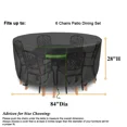 thumbnail image 2 of STARTWO Patio Table and Chairs Cover, Waterproof, Heavy Duty, 2 of 8