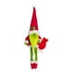 thumbnail image 1 of Gibobby Muñeca de ladrón de hombre extraño, decoración de regalo, muñeca de pelo, juguete de Navidad, tela verde de Navidad, muñeca sin rostro, decoración para el(B), 1 of 2