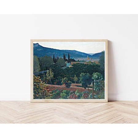 Kiloa Sóller Mallorca Spain Vintage Landscape Wall Art Poster, 8x12 UNFRAMED