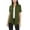 Olive, variant on Women's Casual Solid Short Sleeve Basic Open Draped Front Cardigan Office Wear