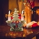thumbnail image 5 of pstuiky Adorno navideño de ventana/escritorio con candelabro doble de hierro dorado, 5 of 6