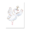 thumbnail image 1 of Póster nórdico de princesa de Ballet para guardería, cuadro sobre lienzo para pared de unicornio, Cuadros de pared de cisne para habitación de niños, Cuadros sin marco Adepaton 1239-20, 1 of 1