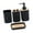 009 black, variant on yotijay 4 Pieces Bathroom Accessories Gift Bathroom Organizer for Restroom Household 010 white