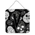 thumbnail image 4 of Carolines Treasures CJ2008-QDS66 Letter Q Day of the Dead Skulls Black Wall or Door Hanging Prints 6HX6W multicolor, 4 of 7