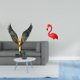 thumbnail image 2 of Estatua De Pájaro De Alas Extendidas De Resina, Escultura, Adorno De Feng Shui, Figura Decorativa, Adorno De Arte Para Jardín, Accesorios De Jardín De Hadas, Estaca De Flamenco Para Jardín,, 2 of 8