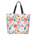 thumbnail image 1 of Disketp Floral Ditsy Bolsa Tote Estampada para Mujer, Bolso de Hombro y de Mano para Compras y Viajes, 1 of 8