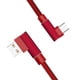 thumbnail image 2 of Cable USB de doble codo 2A Datos de sincronización Cable de carga de alta velocidad tejido de nailon TPE para Android / IOS / Type-C Sweethay DZ3746-22, 2 of 2