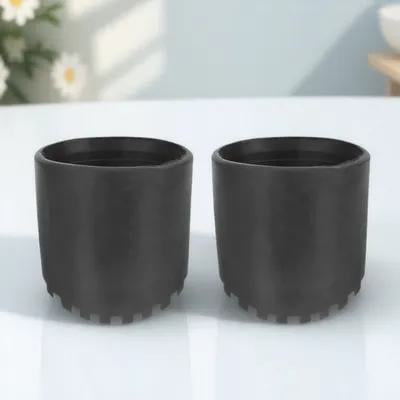 WEUVEB 2Pcs Ladder Foot Protector Rubber Caps Non Slip Durable Ladder Leg Covers for Floor Safety