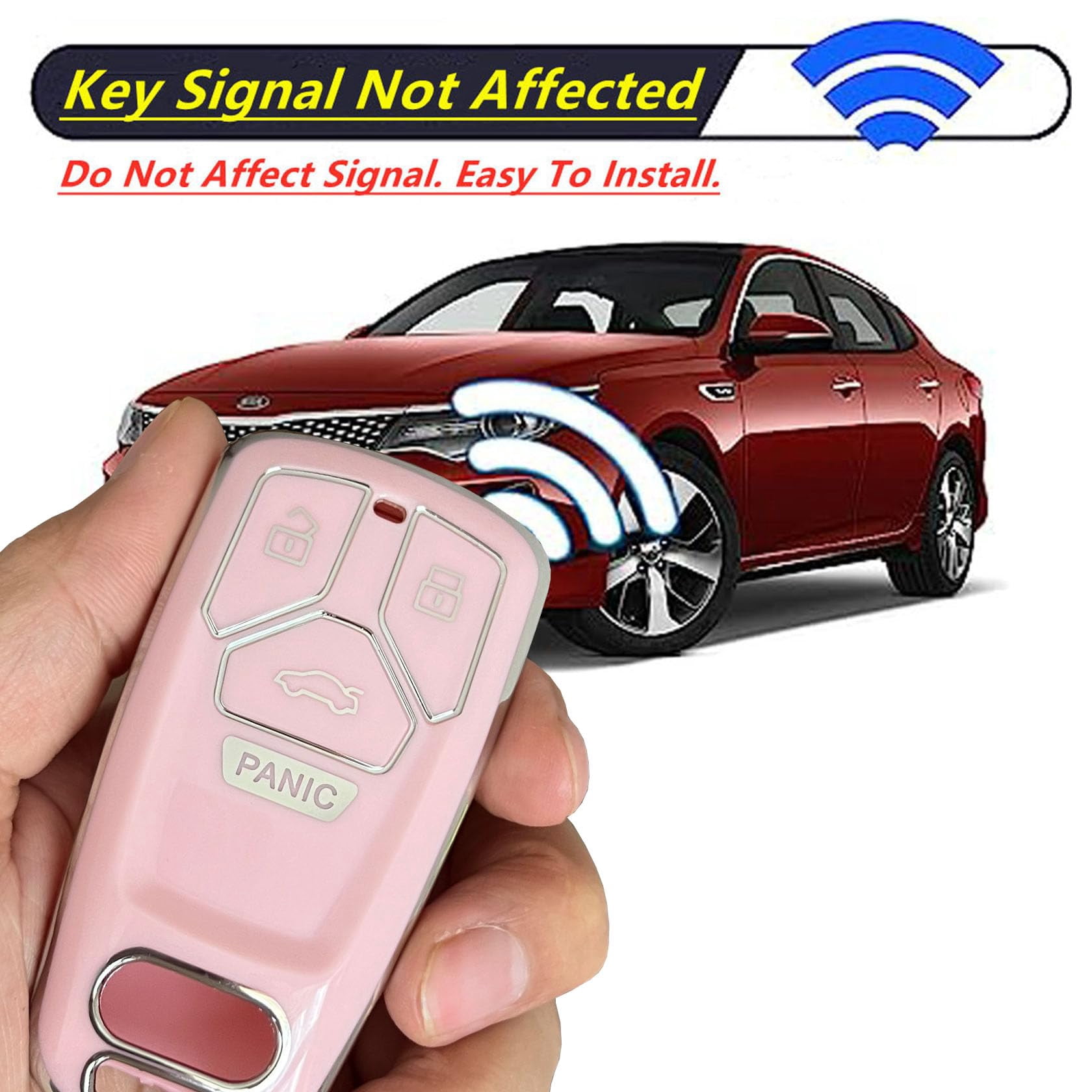 Keyless Entry Systems for Audi Key Fob Cover Fits for Audi A4 Q7 Q5 TT A3 A6 SQ5 R8 S5 Remote Key