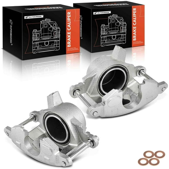 A-Premium Disc Brake Caliper Assembly Compatible with Chevrolet Biscayne Brookwood Caprice Impala Kingswood Townsman 1969 1970 Front Left Right Side 2-PC