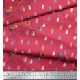 thumbnail image 2 of Soimoi Rayon Fabric Feather,Branch & Bird Kids Decor Fabric Printed Yard 56 Inch Wide, 2 of 3