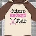 thumbnail image 4 of Inktastic Future Field Hockey Star Girls Long Sleeve Baby Bodysuit, 4 of 5