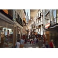 thumbnail image 2 of Bolokofsky, Ronald 14x11 Black Ornate Wood Framed with Double Matting Museum Art Print Titled - Toledo Street Shops, 2 of 4