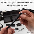 thumbnail image 3 of Pluma estilográfica Ellington Luxury Black con set de tinta y caja de regalo, 3 of 7