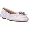 MICHAEL Michael Kors Lillie Moc Ballet Flats , Bright White