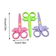 thumbnail image 2 of Steadline Safety Scissors for Youngsters - All Plastic Teen-Friendly Craft Scissors with Rounded Tips - Creative Art Tool for Paper Cutting Classroom Activities and Home DIY Projects, 2 of 3