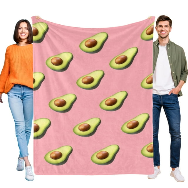 Aguacate anti-pilling, suave, ligera, esponjosa y acogedora de lujo para hogar y cocina – Perfecta para niños y adultos,150X130cm