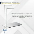thumbnail image 2 of Freestanding Towel Rack for Bathroom 2 Tiers – Stainless Steel Towel Holder - Powder Coated Finish, 2 of 9