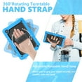 thumbnail image 4 of SaniMore for Samsung Galaxy Tab A8 (SM-X200/X205) 10.5" 2022 Case, 3 Layers Multi-Functional Cover Built-in Pencil Holder Shoulder & Hand Strap Kickstand Shockproof Protective Shell, Lightblue, 4 of 7