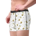 thumbnail image 3 of Kdxio Men's Boxer Briefs with Bee Print - Comfortable and Breathable Underwear for Everyday Wear, 3 of 7