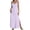 Multicolor-dress, variant on Inverlee Women's V-Neck Spaghetti Strap Maxi Dress Satin Summer Slip Nightgowns Polka Dot Print Sleeveless Side Split Dress