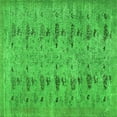 thumbnail image 1 of Ahgly Company Indoor Square Abstract Green Contemporary Area Rugs, 4' Square, 1 of 1