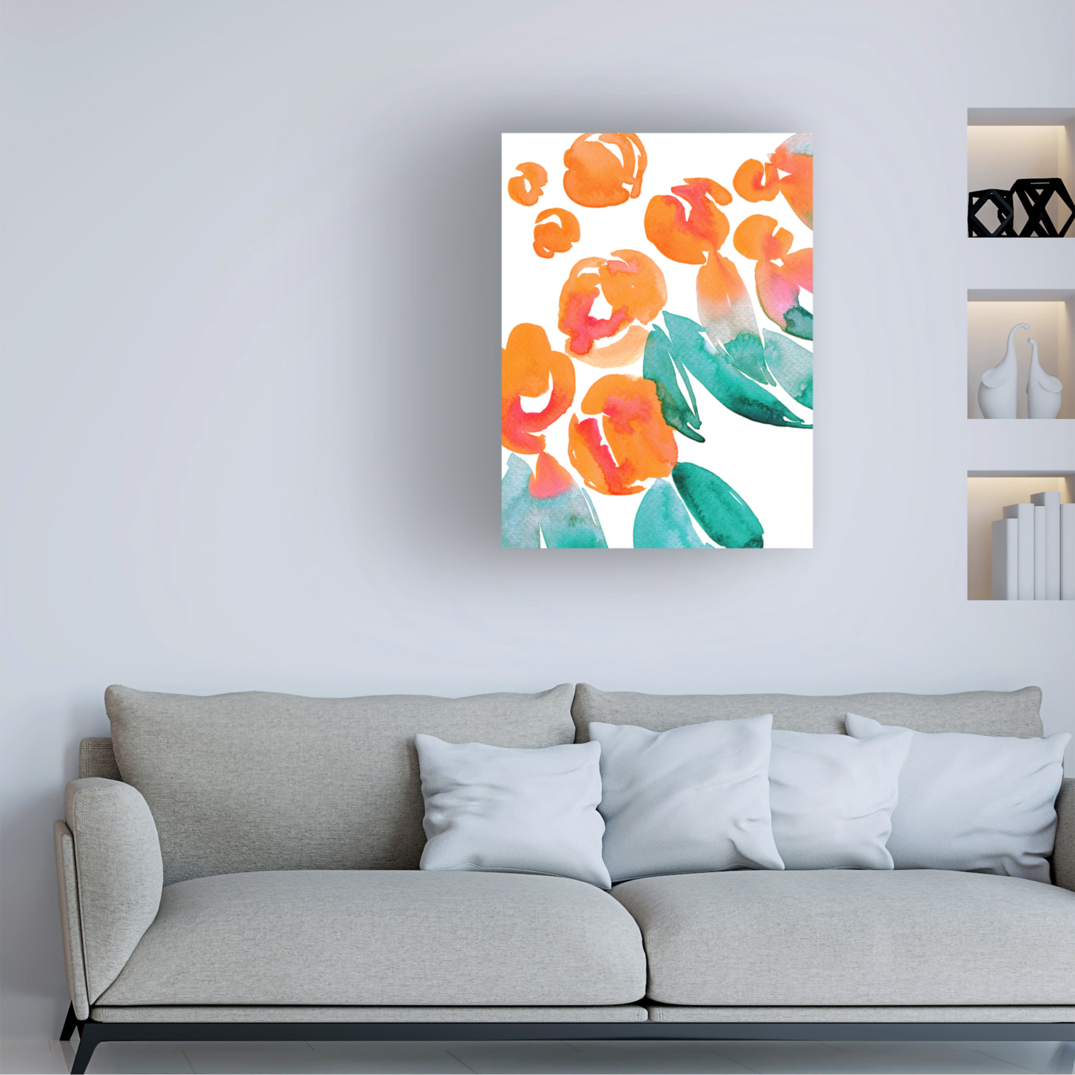 Trademark Fine Art Rosana Laiz Blursbyai Alicia bouquet II Canvas Wall Art