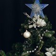 thumbnail image 4 of Adorno de estrella para árbol de Navidad, adorno de decoración navideña, 4 of 5