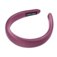thumbnail image 1 of Diademas anchas de tela, diseño simple, bandas para la cabeza de estilo clásico, diademas antideslizantes de moda de 1,18 pulgadas, color rojo vino para mujer y niña, 1 of 7