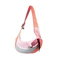 thumbnail image 2 of Pet Dog Slings portador Pet portador de mascotas bolsas de perros para cachorros hondas de gato transpirable mochila pequeña mochila bolso de hombro sandía roja, 2 of 8