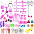 thumbnail image 2 of SHAR Random Style Doll Accessories 79 Pieces Small Toy Set Barbie Doll Princess Doll Accessories, 2 of 2
