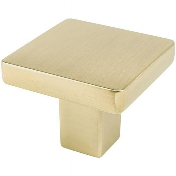Berenson BE0952 10CZ 1.125 in. Contemporary Advantage One Square Knob, Champagne