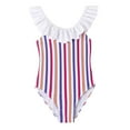 thumbnail image 2 of Honeeladyy Baby Girls Swimwear Two-Piece Suit Beach Girls Fashion Swimsuit Set High Waist Attractive Backless Swimsuit One-piece Bikini Set, 2 of 9