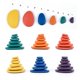 thumbnail image 4 of Bloques de patrón de piedra rompecabezas de juguete de apilamiento para Zulema rompecabezas de bloques de tangram, 4 of 8
