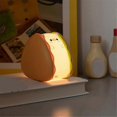 thumbnail image 5 of Burger Piggy Silicone Night Light, Night Lights, Led Squishy Novelty Animal Cute Gifts -3 Brightnes, 5 of 5