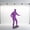 Purple, variant on Unisex Full Bodysuit Costume Stretch Garment Perfect for Parties Events Halloween