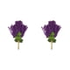 thumbnail image 3 of Monstrate 12 Uds. Planta de glicinia falsa vid ratán flores artificiales para colgar en la pared de autoensamblaje sala de estar de negocios Púrpura 2Conjunto, 3 of 6