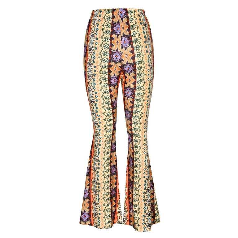 Paisley top flare leggings