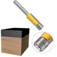 thumbnail image 3 of Wood Milling Cutter Dual Bearings High Hardness Metal 6MM/0.24Inch Shank Wood Lock Miter Router Rustproof Wood Molding Tool for Woodworking Furniture Making, 3 of 9